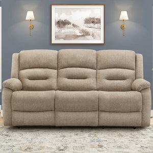 Sofa motorisé en tissu avec ports USB intégrés