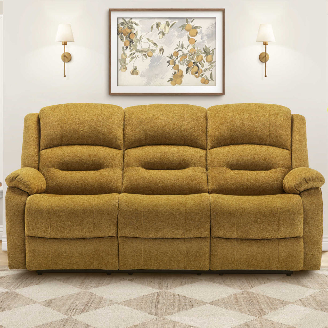 Sofa motorisé en tissu avec ports USB intégrés