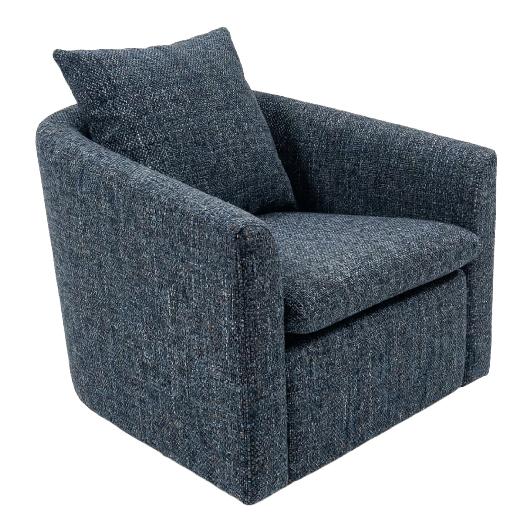 Fauteuil pivotant en tissu - Evan