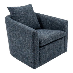 Fauteuil pivotant en tissu - Evan