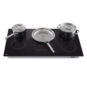 Plaque de cuisson à induction 36 po, Noir à 5 zones avec UltraHeat™ & SmoothTouch®