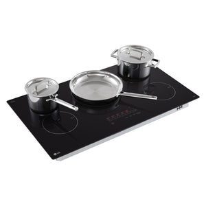 Plaque de cuisson à induction 36 po, Noir à 5 zones avec UltraHeat™ & SmoothTouch®