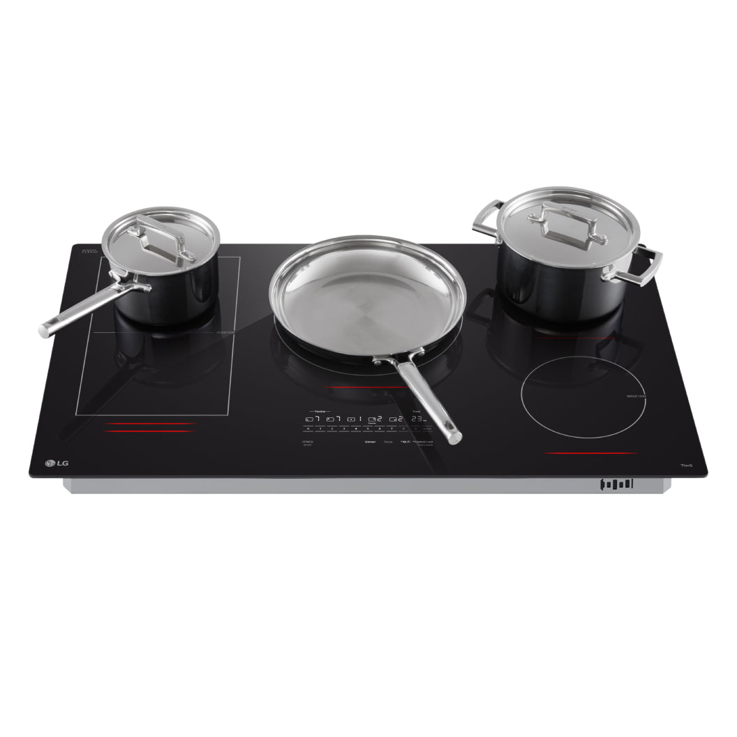 Plaque de cuisson à induction 36 po, Noir à 5 zones avec UltraHeat™ & SmoothTouch®