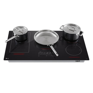 Plaque de cuisson à induction 36 po, Noir à 5 zones avec UltraHeat™ & SmoothTouch®