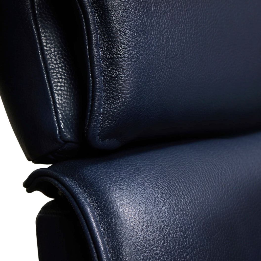 Fauteuil berçant, pivotant et inclinable motorisé en cuir - 901