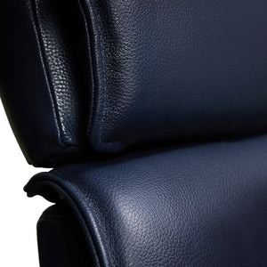 Fauteuil berçant, pivotant et inclinable motorisé en cuir - 901