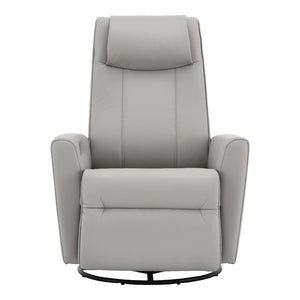 Fauteuil berçant, pivotant et inclinable motorisé en cuir - 2560