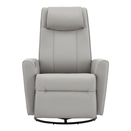 Fauteuil berçant, pivotant et inclinable motorisé en cuir - 2560