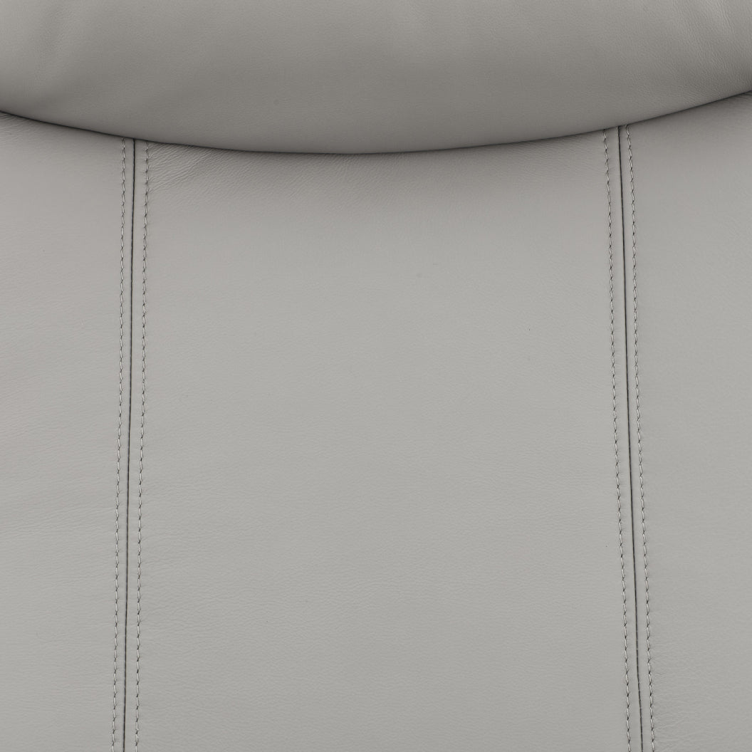 Fauteuil berçant, pivotant et inclinable motorisé en cuir - 2560