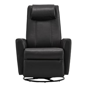 Fauteuil berçant, pivotant et inclinable motorisé en cuir - 2561