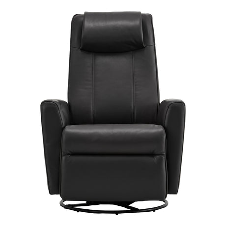 Fauteuil berçant, pivotant et inclinable motorisé en cuir - 2561