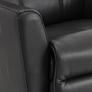 Fauteuil berçant, pivotant et inclinable motorisé en cuir - 2561