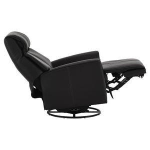 Fauteuil berçant, pivotant et inclinable motorisé en cuir - 2580