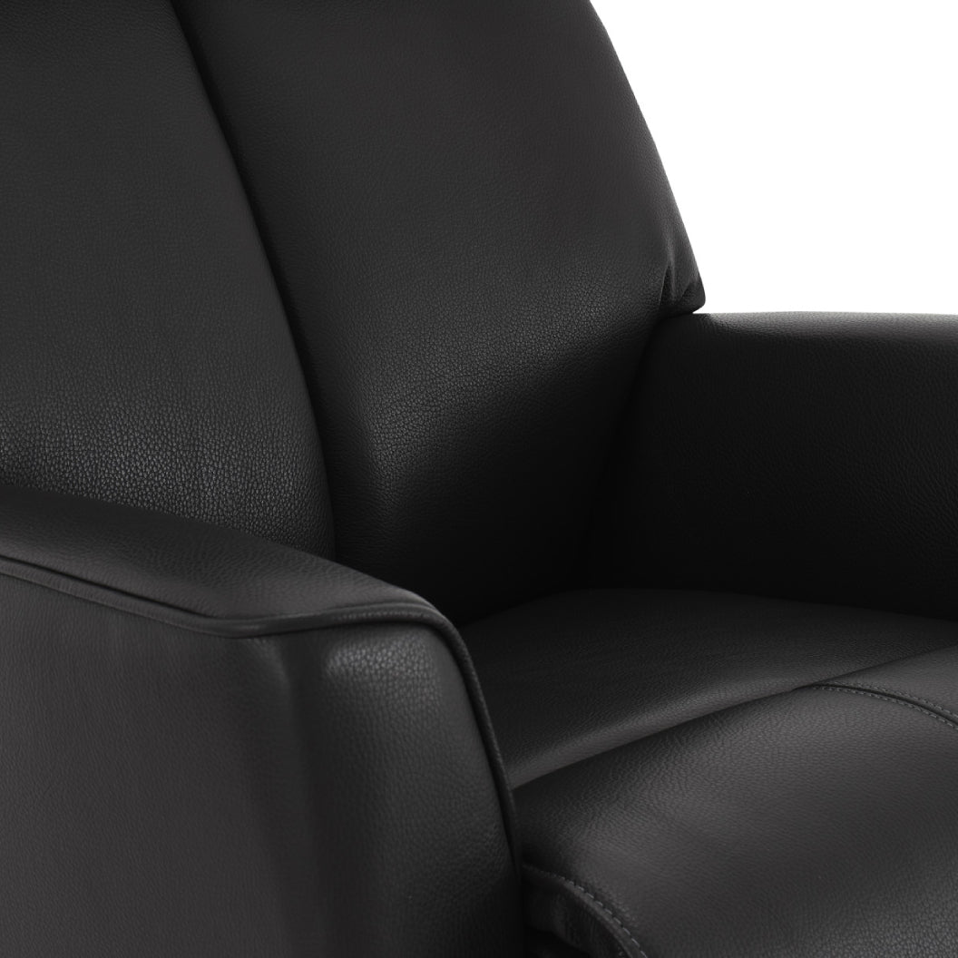 Fauteuil berçant, pivotant et inclinable motorisé en cuir - 2580