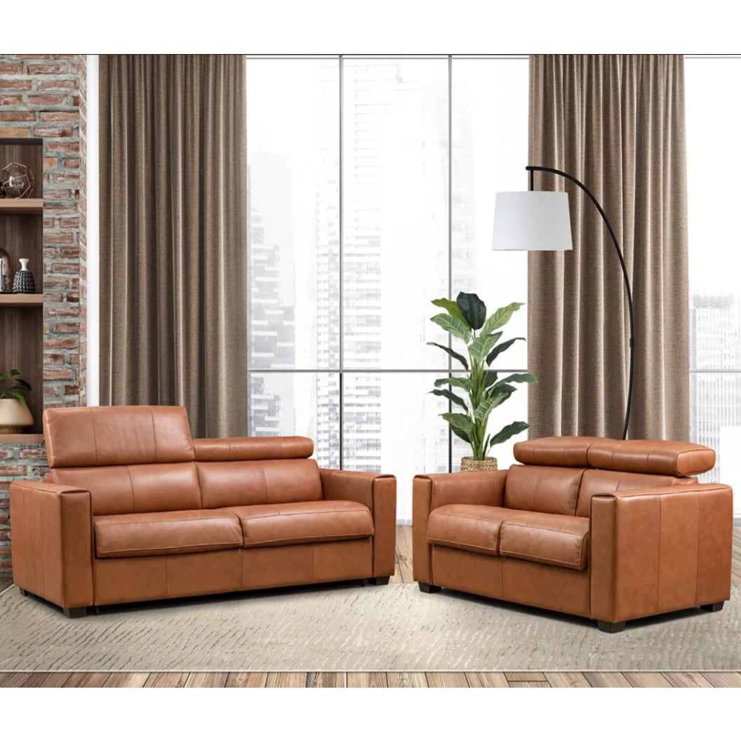 Causeuse stationnaire en cuir - Dream
