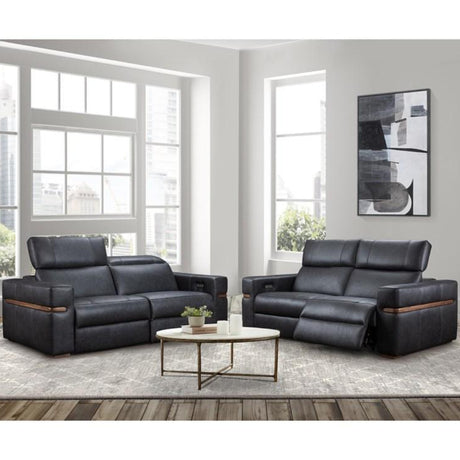 Sofa condo stationnaire en cuir - Napoli