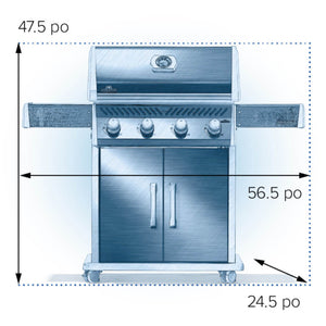 Barbecue au gaz propane 48 000 BTU - Rogue® 525