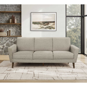 Sofa en tissu brun clair