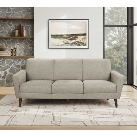 Sofa en tissu brun clair
