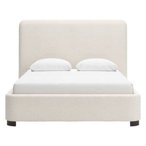 Lit complet rembourré en tissu Next-Gen Nuvella beige pâle Grand / Très grand - Brintstreet