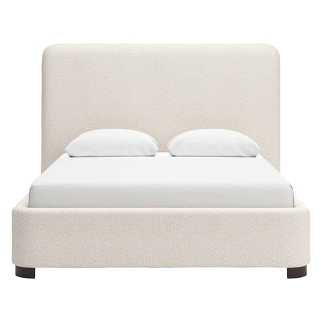 Lit complet rembourré en tissu Next-Gen Nuvella beige pâle Grand / Très grand - Brintstreet