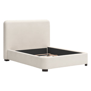 Lit complet rembourré en tissu Next-Gen Nuvella beige pâle Grand / Très grand - Brintstreet