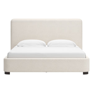 Lit complet rembourré en tissu Next-Gen Nuvella beige pâle Grand / Très grand - Brintstreet