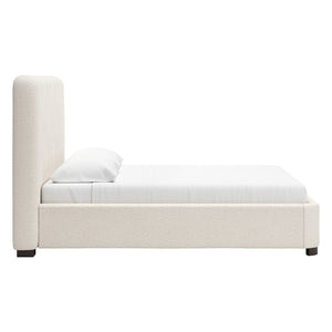 Lit complet rembourré en tissu Next-Gen Nuvella beige pâle Grand / Très grand - Brintstreet
