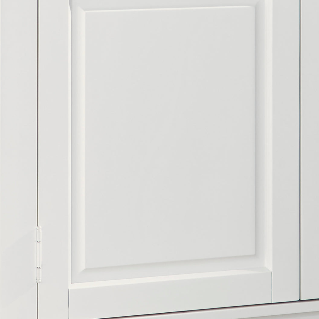 Armoire d'appoint en bois/placage avec 2 portes vitrées - Dagandale