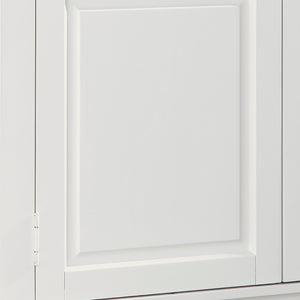 Armoire d'appoint en bois/placage avec 2 portes vitrées - Dagandale