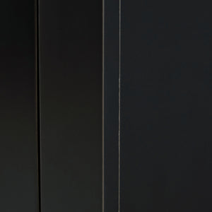 Armoire d'appoint en bois/placage avec 2 portes vitrées - Dagandale