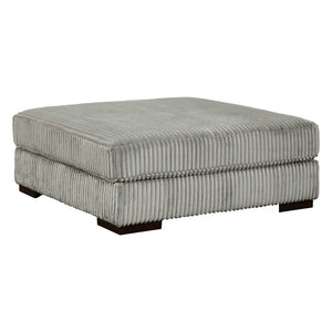 Ottoman surdimensionné en tissu - Lindyn