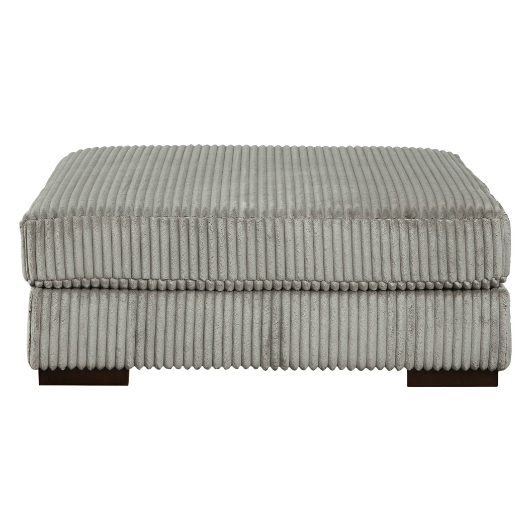 Ottoman surdimensionné en tissu - Lindyn