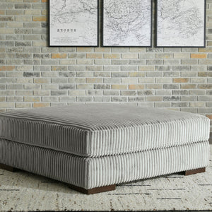Ottoman surdimensionné en tissu - Lindyn