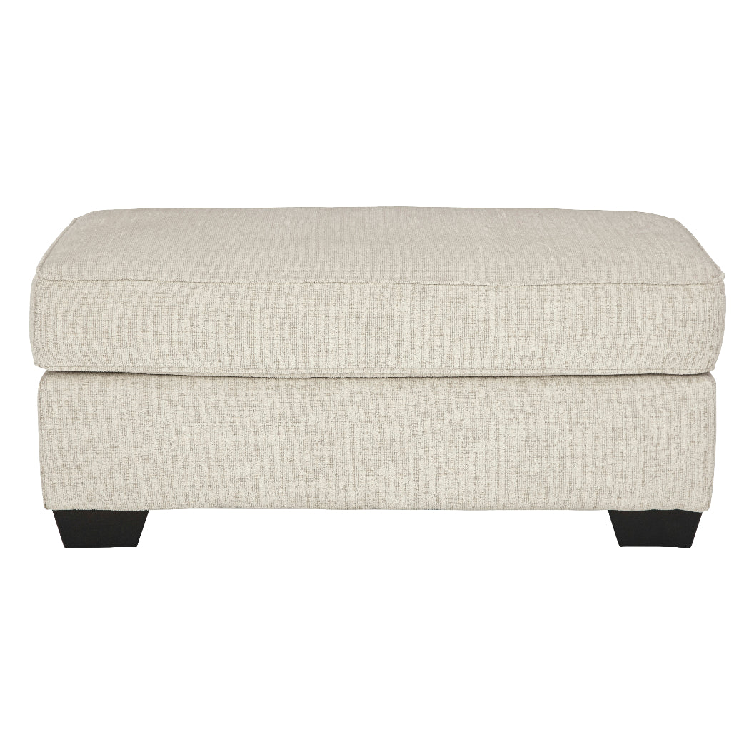 Ottoman en tissu beige pâle - Heartcort