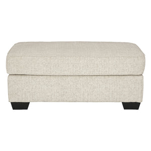 Ottoman en tissu beige pâle - Heartcort