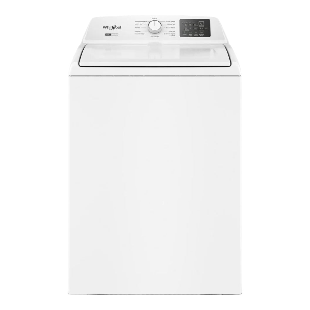 Laveuse à chargement vertical 27 po, 4,8 à 4,9 pi³ Blanc avec Agitateur amovible 2 en 1