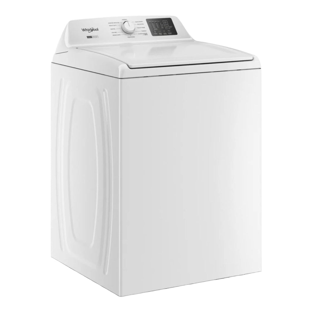 Laveuse à chargement vertical 27 po, 4,8 à 4,9 pi³ Blanc avec Agitateur amovible 2 en 1