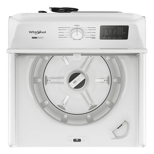 Laveuse à chargement vertical 27 po, 4,8 à 4,9 pi³ Blanc avec Agitateur amovible 2 en 1