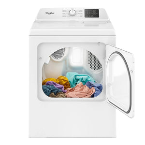 Sécheuse électrique 29 po, 7,0 pi³ Blanc avec Détection automatique et Wrinkle Assist™