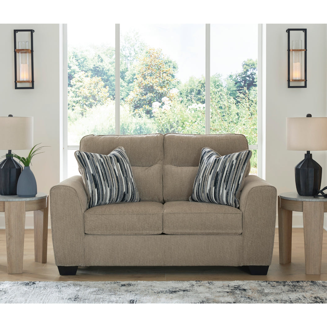 Causeuse en tissu avec coussins - Olten