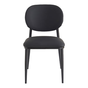 Ensemble de 4 chaises de salle à manger rembourrées aspect cuir - Gideon