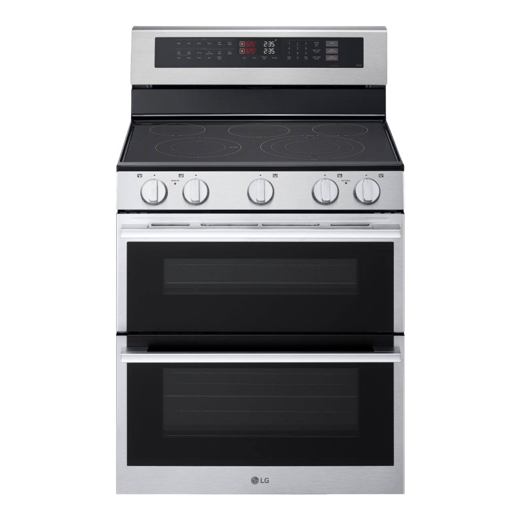 Cuisinière électrique four double 30 po, 7,3 pi³ Inox avec Convection ProBake®, WideView™ et Wi-Fi