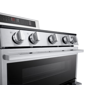 Cuisinière électrique four double 30 po, 7,3 pi³ Inox avec Convection ProBake®, WideView™ et Wi-Fi