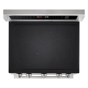 Cuisinière électrique four double 30 po, 7,3 pi³ Inox avec Convection ProBake®, WideView™ et Wi-Fi