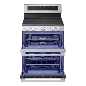 Cuisinière électrique four double 30 po, 7,3 pi³ Inox avec Convection ProBake®, WideView™ et Wi-Fi