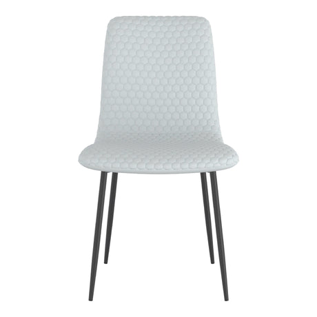 Chaise de salle à manger rembourrée aspect cuir - Brixx
