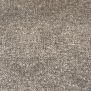 Chaise de salle à manger rembourrée en tissu brun - Kiara