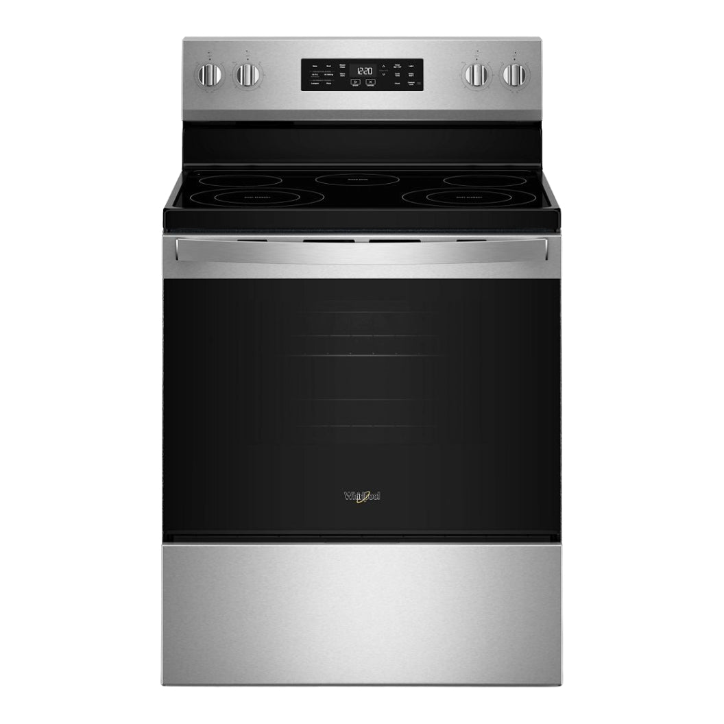 Cuisinière électrique 30 po, 5,3 pi³ Inox avec Éléments FlexHeat™, Air Fry sans préchauffage et Convection