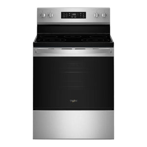 Cuisinière électrique 30 po, 5,3 pi³ Inox avec Éléments FlexHeat™, Air Fry sans préchauffage et Convection